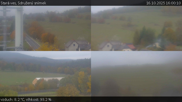 Stará ves - Sdružený snímek - 16.10.2025 v 16:00 Stará ves - Sdružený snímek - 16.10.2025 v 16:00