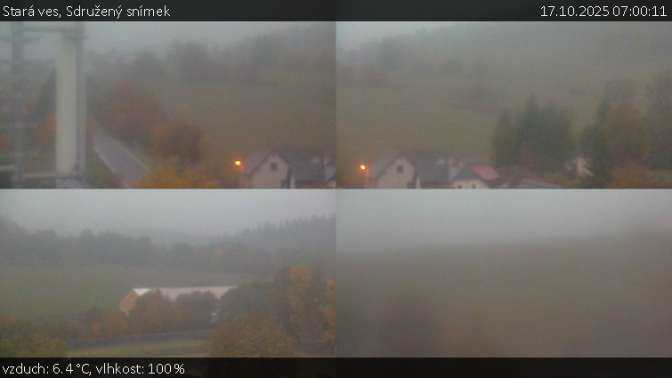 Stará ves - Sdružený snímek - 17.10.2025 v 07:00 Stará ves - Sdružený snímek - 17.10.2025 v 07:00