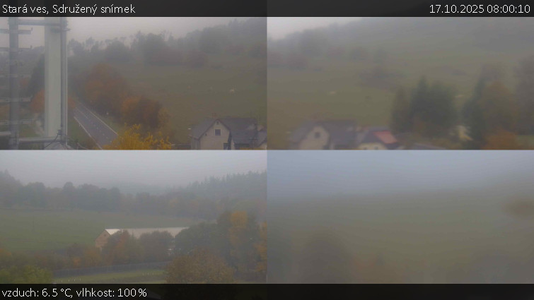 Stará ves - Sdružený snímek - 17.10.2025 v 08:00 Stará ves - Sdružený snímek - 17.10.2025 v 08:00