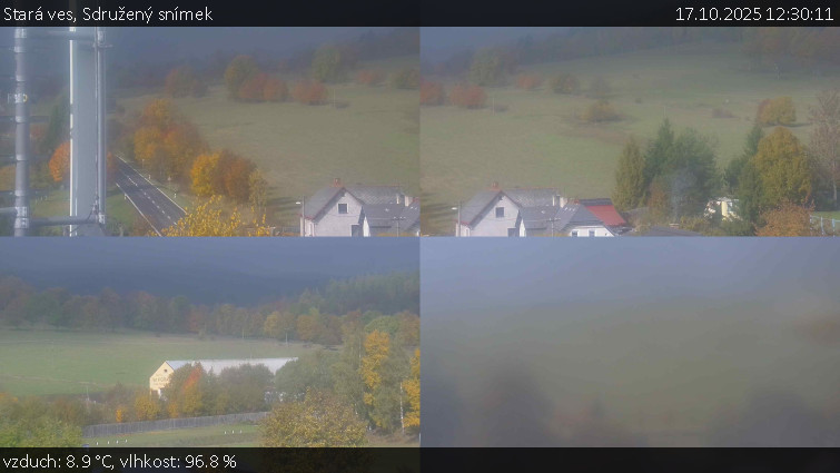 Stará ves - Sdružený snímek - 17.10.2025 v 12:30 Stará ves - Sdružený snímek - 17.10.2025 v 12:30