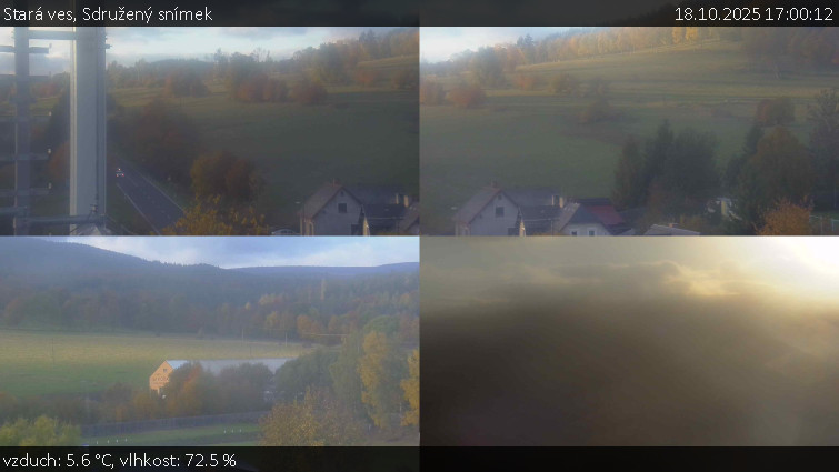 Stará ves - Sdružený snímek - 18.10.2025 v 17:00 Stará ves - Sdružený snímek - 18.10.2025 v 17:00