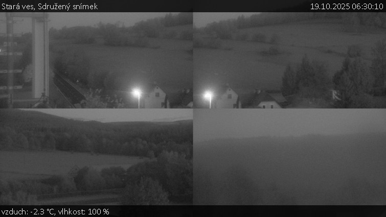 Stará ves - Sdružený snímek - 19.10.2025 v 06:30 Stará ves - Sdružený snímek - 19.10.2025 v 06:30