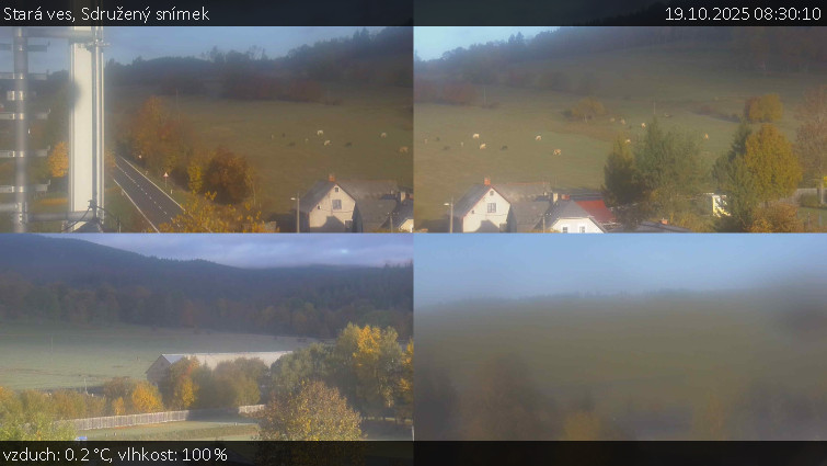 Stará ves - Sdružený snímek - 19.10.2025 v 08:30 Stará ves - Sdružený snímek - 19.10.2025 v 08:30