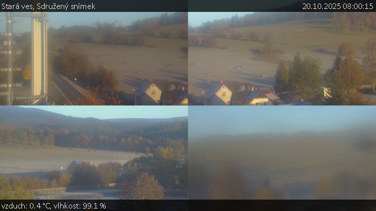 Stará ves - Sdružený snímek - 20.10.2025 v 08:00 Stará ves - Sdružený snímek - 20.10.2025 v 08:00
