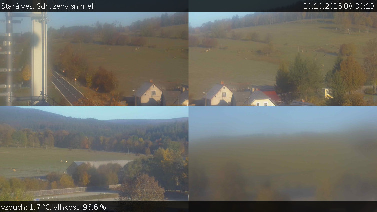 Stará ves - Sdružený snímek - 20.10.2025 v 08:30 Stará ves - Sdružený snímek - 20.10.2025 v 08:30