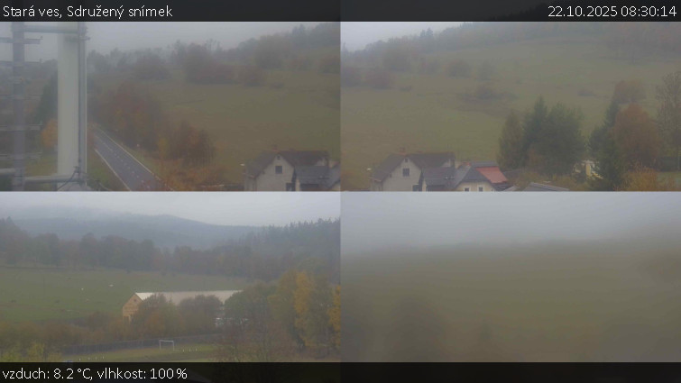 Stará ves - Sdružený snímek - 22.10.2025 v 08:30 Stará ves - Sdružený snímek - 22.10.2025 v 08:30
