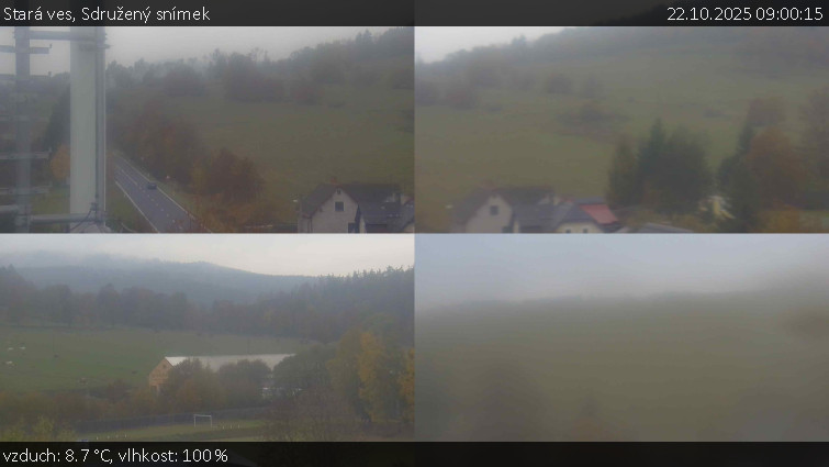 Stará ves - Sdružený snímek - 22.10.2025 v 09:00 Stará ves - Sdružený snímek - 22.10.2025 v 09:00