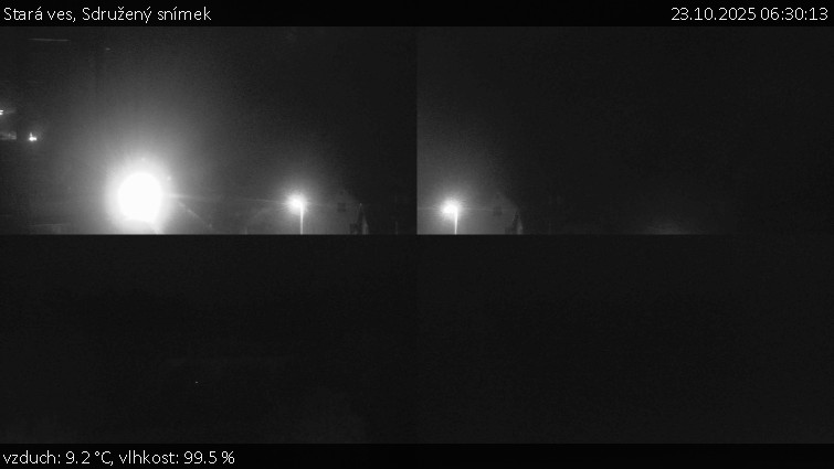 Stará ves - Sdružený snímek - 23.10.2025 v 06:30 Stará ves - Sdružený snímek - 23.10.2025 v 06:30