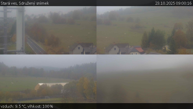 Stará ves - Sdružený snímek - 23.10.2025 v 09:00 Stará ves - Sdružený snímek - 23.10.2025 v 09:00