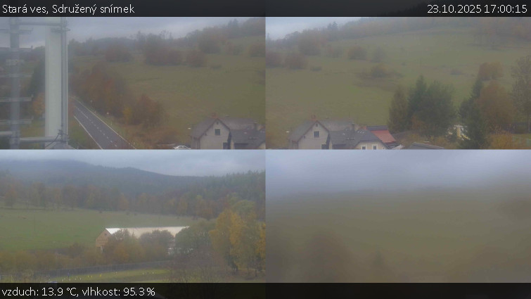Stará ves - Sdružený snímek - 23.10.2025 v 17:00 Stará ves - Sdružený snímek - 23.10.2025 v 17:00