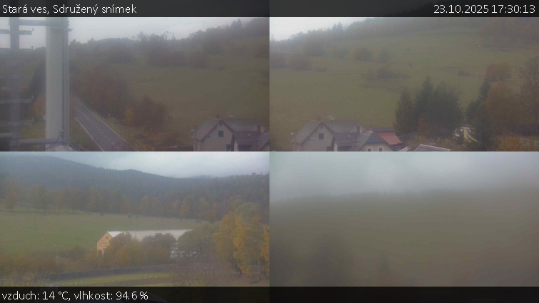 Stará ves - Sdružený snímek - 23.10.2025 v 17:30 Stará ves - Sdružený snímek - 23.10.2025 v 17:30