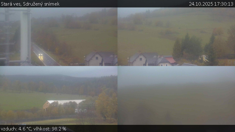 Stará ves - Sdružený snímek - 24.10.2025 v 17:30 Stará ves - Sdružený snímek - 24.10.2025 v 17:30