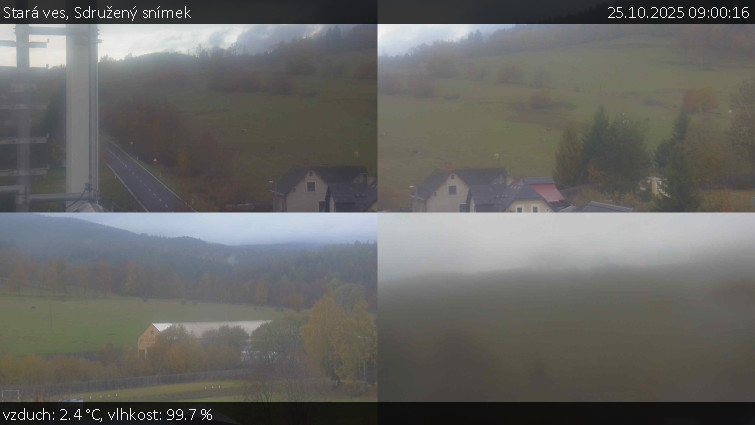 Stará ves - Sdružený snímek - 25.10.2025 v 09:00 Stará ves - Sdružený snímek - 25.10.2025 v 09:00