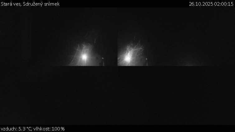Stará ves - Sdružený snímek - 26.10.2025 v 02:00 Stará ves - Sdružený snímek - 26.10.2025 v 02:00