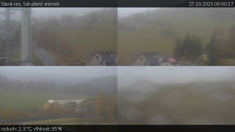 Stará ves - Sdružený snímek - 27.10.2025 v 08:00 Stará ves - Sdružený snímek - 27.10.2025 v 08:00