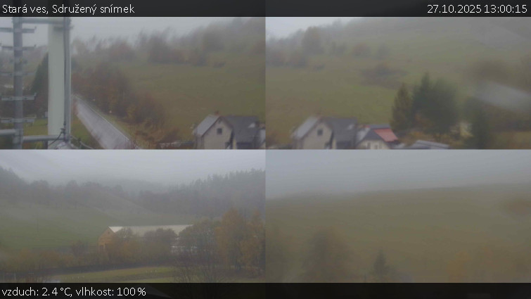 Stará ves - Sdružený snímek - 27.10.2025 v 13:00 Stará ves - Sdružený snímek - 27.10.2025 v 13:00