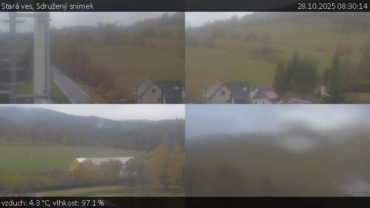 Stará ves - Sdružený snímek - 28.10.2025 v 08:30 Stará ves - Sdružený snímek - 28.10.2025 v 08:30