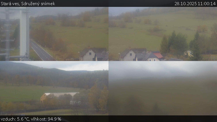 Stará ves - Sdružený snímek - 28.10.2025 v 11:00 Stará ves - Sdružený snímek - 28.10.2025 v 11:00