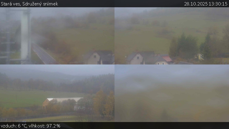 Stará ves - Sdružený snímek - 28.10.2025 v 13:30 Stará ves - Sdružený snímek - 28.10.2025 v 13:30
