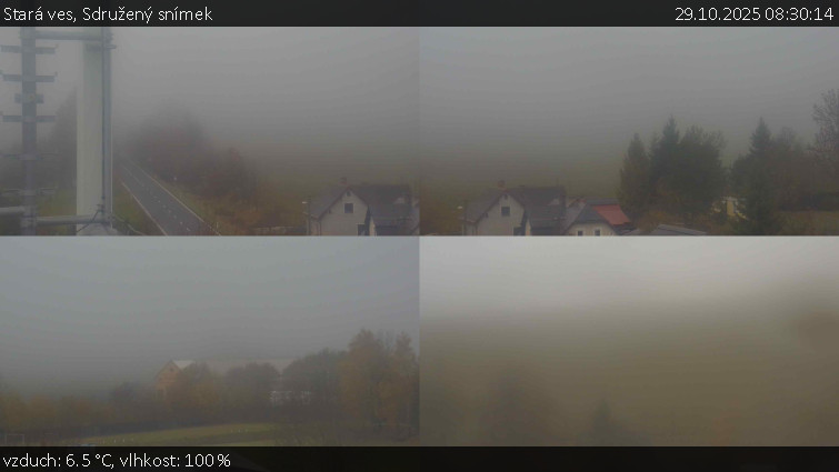 Stará ves - Sdružený snímek - 29.10.2025 v 08:30 Stará ves - Sdružený snímek - 29.10.2025 v 08:30