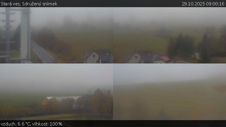 Stará ves - Sdružený snímek - 29.10.2025 v 09:00 Stará ves - Sdružený snímek - 29.10.2025 v 09:00