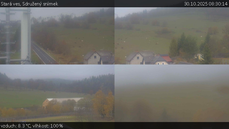 Stará ves - Sdružený snímek - 30.10.2025 v 08:30 Stará ves - Sdružený snímek - 30.10.2025 v 08:30