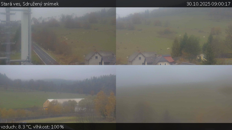 Stará ves - Sdružený snímek - 30.10.2025 v 09:00 Stará ves - Sdružený snímek - 30.10.2025 v 09:00