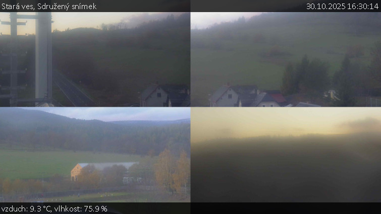 Stará ves - Sdružený snímek - 30.10.2025 v 16:30 Stará ves - Sdružený snímek - 30.10.2025 v 16:30