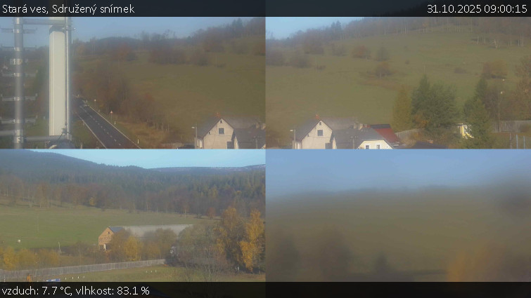 Stará ves - Sdružený snímek - 31.10.2025 v 09:00 Stará ves - Sdružený snímek - 31.10.2025 v 09:00