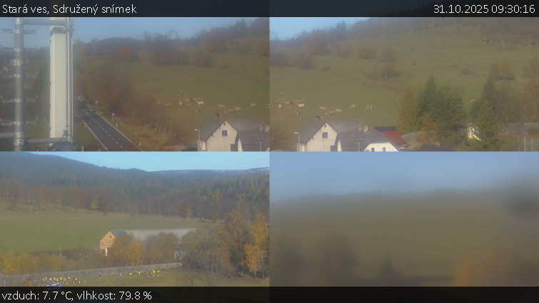 Stará ves - Sdružený snímek - 31.10.2025 v 09:30 Stará ves - Sdružený snímek - 31.10.2025 v 09:30