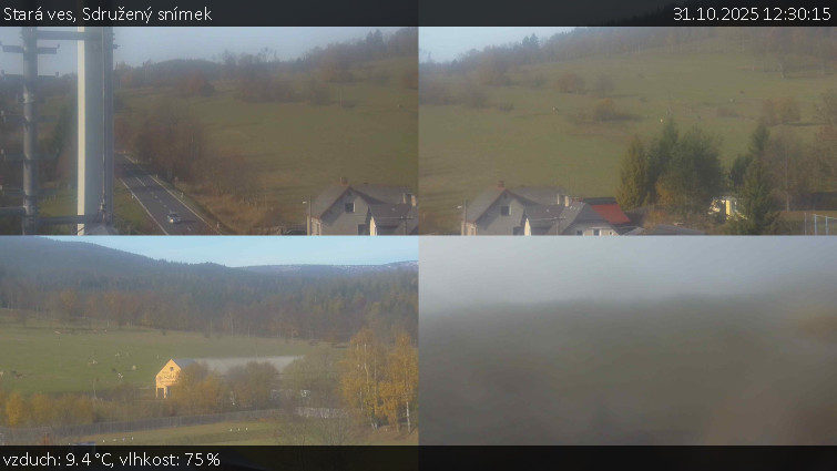 Stará ves - Sdružený snímek - 31.10.2025 v 12:30 Stará ves - Sdružený snímek - 31.10.2025 v 12:30