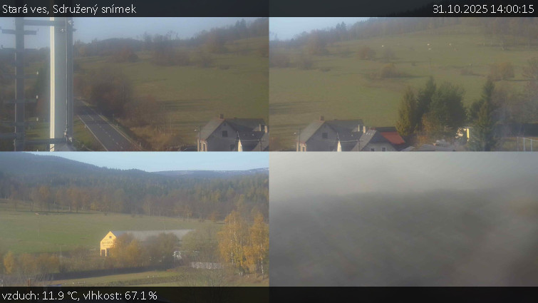 Stará ves - Sdružený snímek - 31.10.2025 v 14:00 Stará ves - Sdružený snímek - 31.10.2025 v 14:00