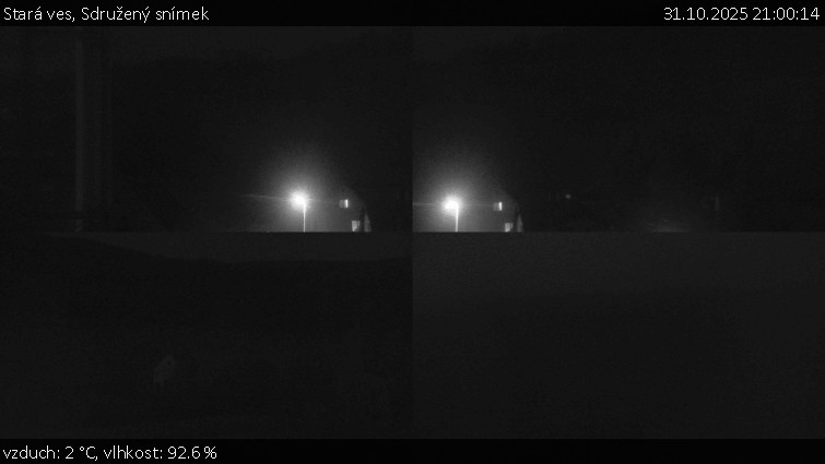 Stará ves - Sdružený snímek - 31.10.2025 v 21:00 Stará ves - Sdružený snímek - 31.10.2025 v 21:00