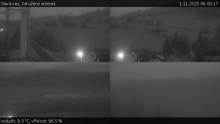 Stará ves - Sdružený snímek - 1.11.2025 v 06:00 Stará ves - Sdružený snímek - 1.11.2025 v 06:00