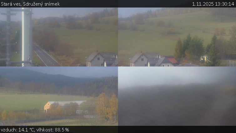 Stará ves - Sdružený snímek - 1.11.2025 v 13:30 Stará ves - Sdružený snímek - 1.11.2025 v 13:30