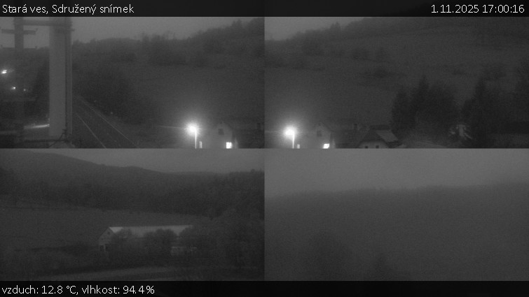 Stará ves - Sdružený snímek - 1.11.2025 v 17:00 Stará ves - Sdružený snímek - 1.11.2025 v 17:00