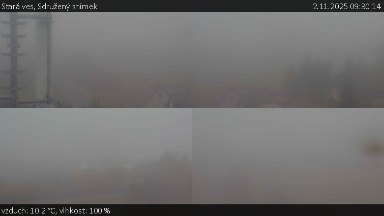 Stará ves - Sdružený snímek - 2.11.2025 v 09:30 Stará ves - Sdružený snímek - 2.11.2025 v 09:30