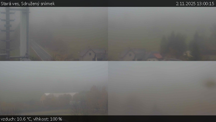 Stará ves - Sdružený snímek - 2.11.2025 v 13:00 Stará ves - Sdružený snímek - 2.11.2025 v 13:00