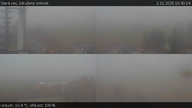 Stará ves - Sdružený snímek - 2.11.2025 v 13:30 Stará ves - Sdružený snímek - 2.11.2025 v 13:30