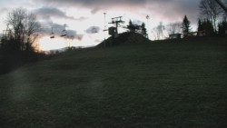 Otočná kamera na sjezdovce