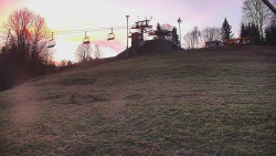 Otočná kamera na sjezdovce