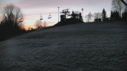 Otočná kamera na sjezdovce