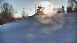 Otočná kamera na sjezdovce