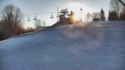 Otočná kamera na sjezdovce