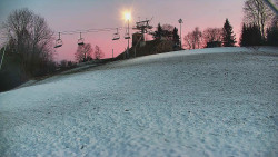 Otočná kamera na sjezdovce