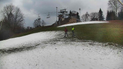 Otočná kamera na sjezdovce