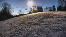 Otočná kamera na sjezdovce