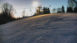 Otočná kamera na sjezdovce