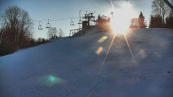 Otočná kamera na sjezdovce