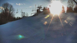 Otočná kamera na sjezdovce